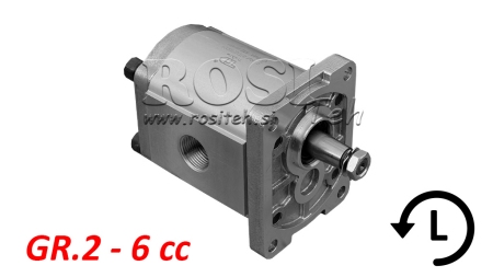 HYDRAULIC PUMP GR.2 6 CC LEFT - THREAD