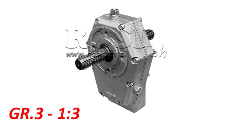 ÜBERSETZUNGSGETRIEBE GR.3 -1:3 ZAPFWELLE EINGANG - ZAPFWELLE AUSGANG