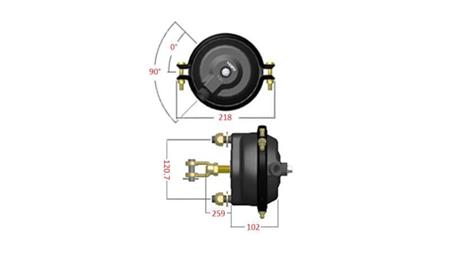 PNEUMATISK BROMSDRUM 20