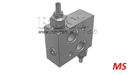 HYDRAULISK TRYKKREGULATOR 30-210 BAR FOR HYDRAULISK MOTOR MS