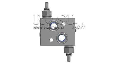 HYDRAULIC PRESSURE REGULATOR 30-210 BAR FOR HYDRAULIC MOTOR MS