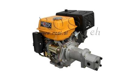 HYDRAULIKBENZINMOTOR KOPPLUNG 420cc + PUMPE GR.2 12ccm ( durchfluss = 43,2 lit/min )