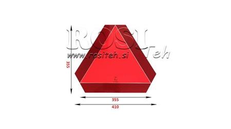 ALU-WARNSCHILD DREIECKIG dim. 365x365mm