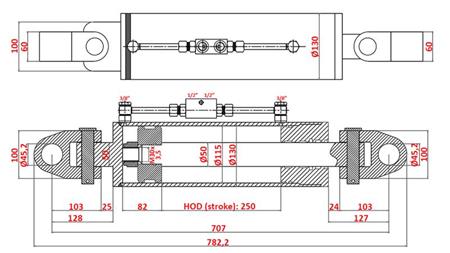 HIDRAULIČKI PULER SPECIJALNI - 4. KLASA 115/50-250 (180-380HP)(45.2mm)