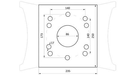 ŠKARE ZA KAMEN BSG 500 TG 1500 kg - 1350 mm