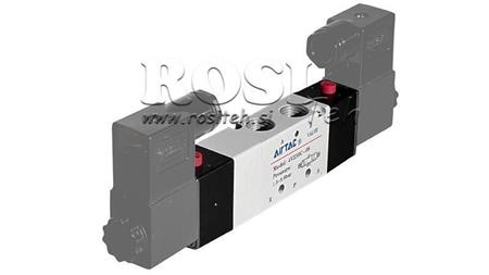 VANNE ÉLECTROPNEUMATIQUE 5/3 BISTABLE 1/4 PRT-0853-DCC