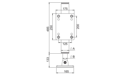 PATTES HYDRAULIQUES BIDIRECTIONNELLES 365mm - 5.000kg