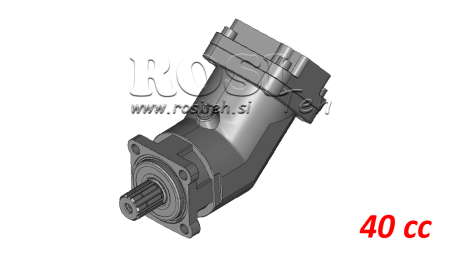 MOTORE IDRAULICO A PISTONE 40cc - 228Nm