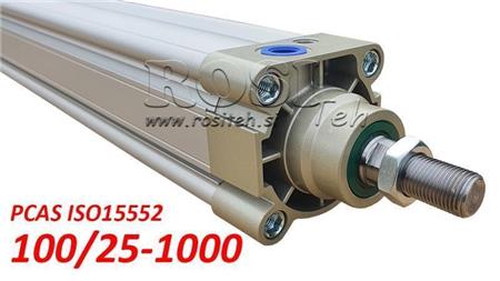 PNEUMATIC CYLINDER PCAS 100/25-1000 BE ISO15552