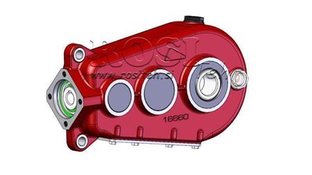 REDUKTOR - MULTIPLIKATOR RT320 ZA HIDROMOTOR MP/MR/MS razmerje 29,5:1