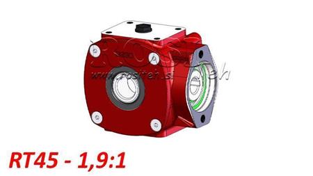 REDUKTOR - MULTIPLIKATOR RT45 ZA HIDROMOTOR MP/MR odnos 1,9:1