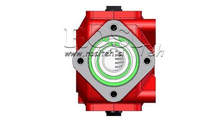 RIDUTTORE - MOLTIPLICATORE RT50 PER MOTORE IDRAULICO MP/MR/MS relazioni 1,9:1